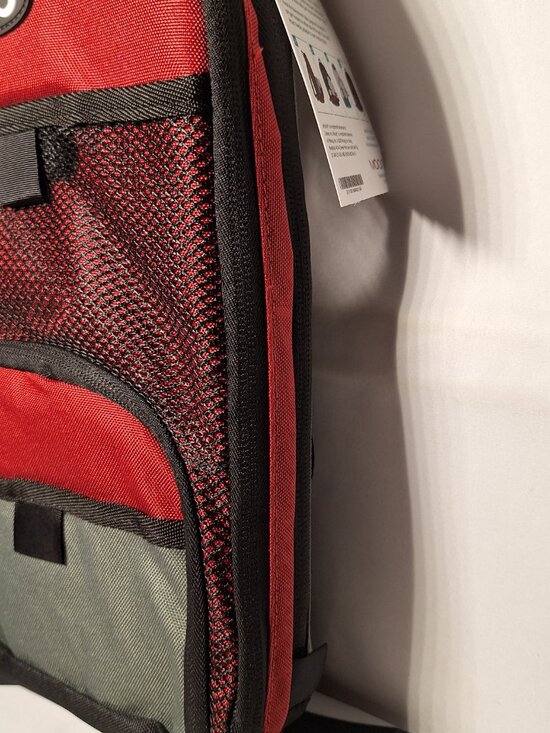 NWT ZEVEX Moog Mini Feeding Pump Backpack - Red/Black main image 9